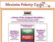 Tablet Screenshot of mexistim.com
